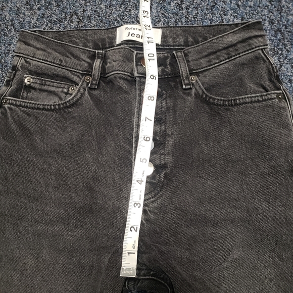 Reformation Liza Black Jeans Size 24 - Picture 7 of 9
